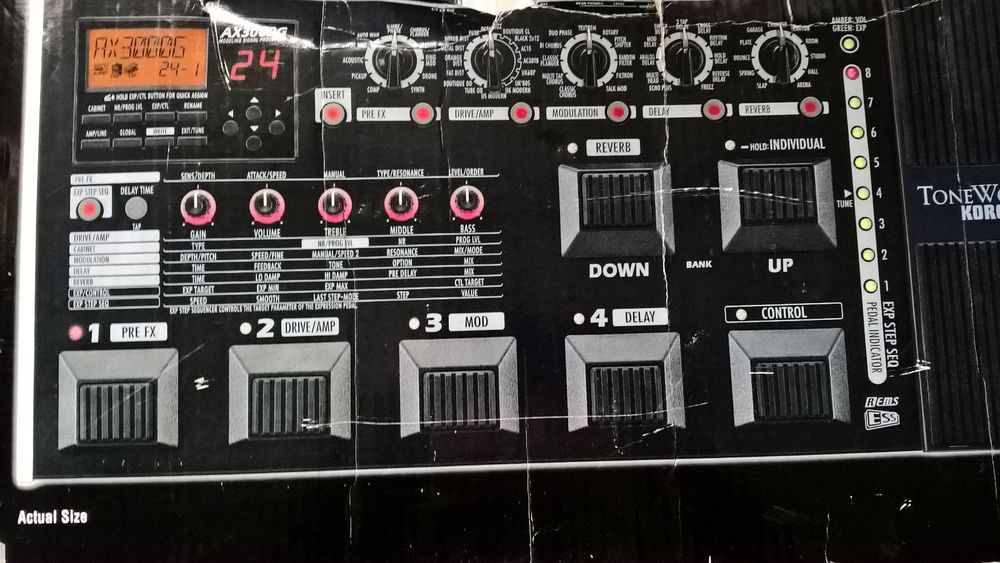 Guitar Effect Patches For The Korg Ax3000g Settings